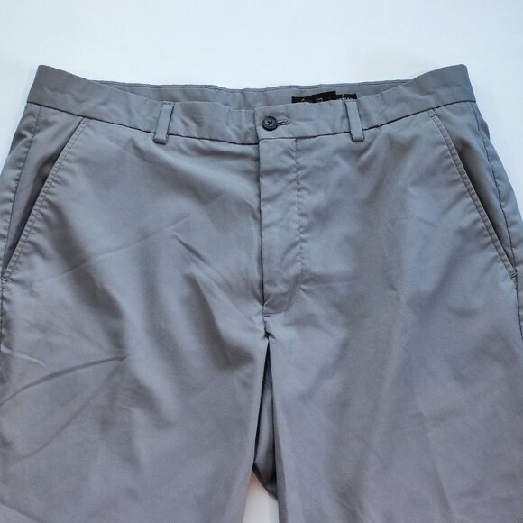 Greg Norman casual flat front dress short grey men's size 34 - Picture 2 of 10